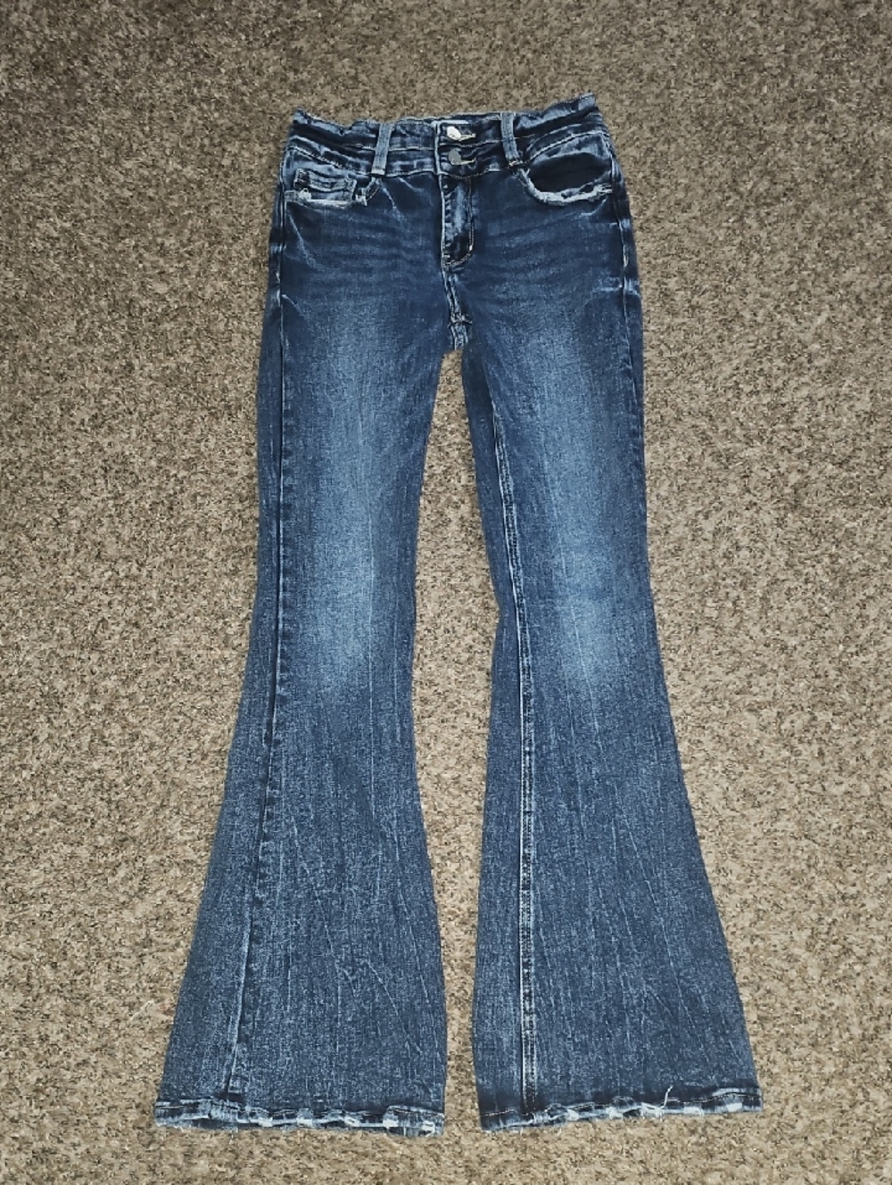 BUCKLE BKE Flare Jeans Sz 14 With A 29" Inseam. Girls Youth BKE